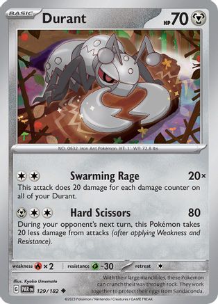Durant 129  - Reverse Holofoil SV04 Paradox Rift - Uncommon