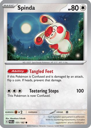 Spinda 151  SV04 Paradox Rift - Common