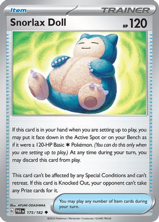 Snorlax Doll 175  SV04 Paradox Rift - Uncommon