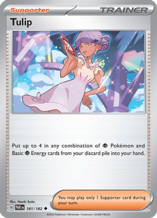 Tulip 181  - Reverse Holofoil SV04 Paradox Rift - Uncommon