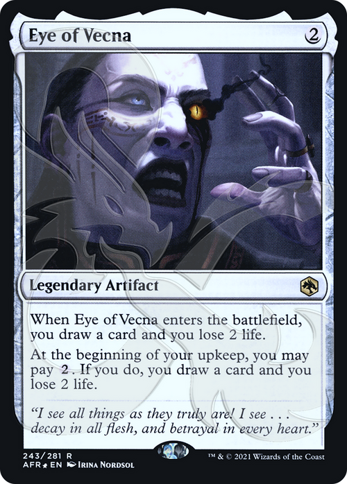Eye of Vecna (AFR&-243A) - Adventures in the Forgotten Realms Promos Foil