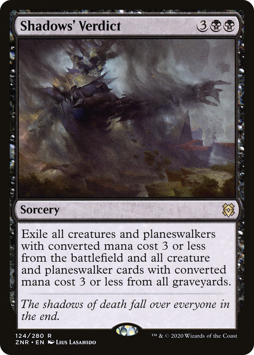 Shadows' Verdict (ZNR-124) - Zendikar Rising