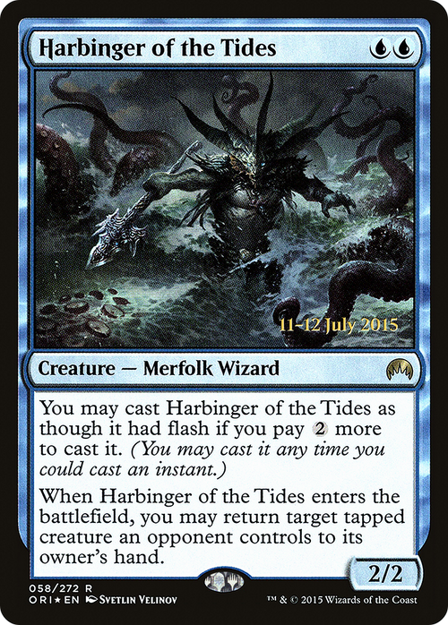 Harbinger of the Tides (PRE-58S) - Magic Origins Promos Foil