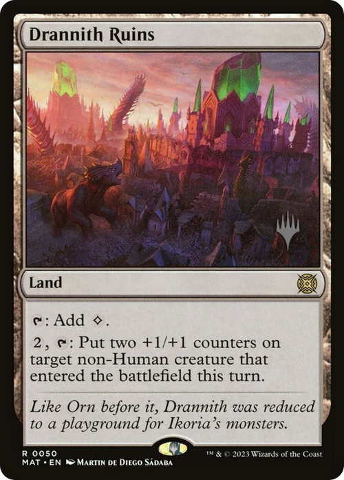 Drannith Ruins (PPLCI-050) - March of the Machine: The Aftermath Promos Foil