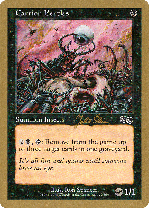 Carrion Beetles - 1999 Jakub Slemr (USG) (SB) (WCD-) - World Championship Decks 1999