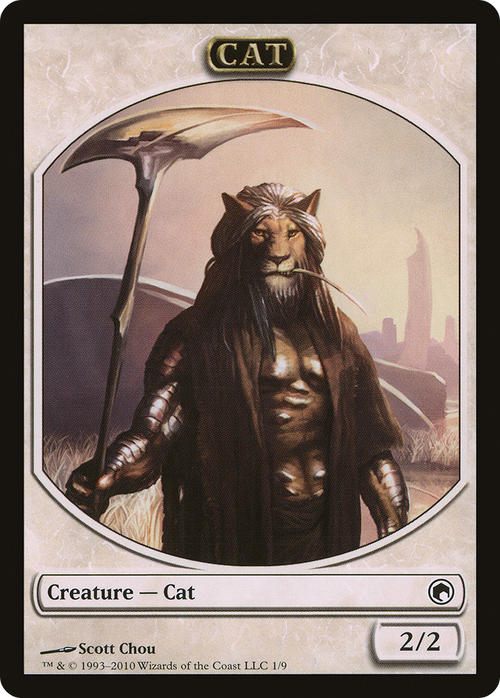 Cat Token (SOM-001) - Scars of Mirrodin Tokens