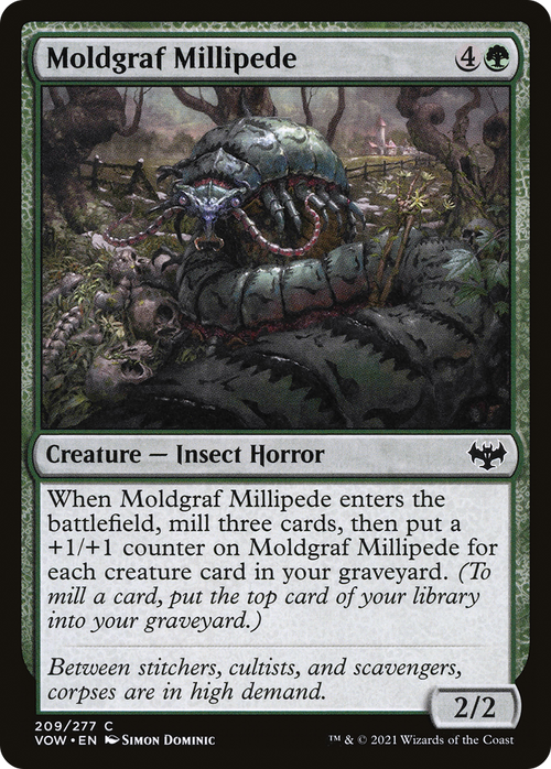 Moldgraf Millipede (VOW-209) - Innistrad: Crimson Vow