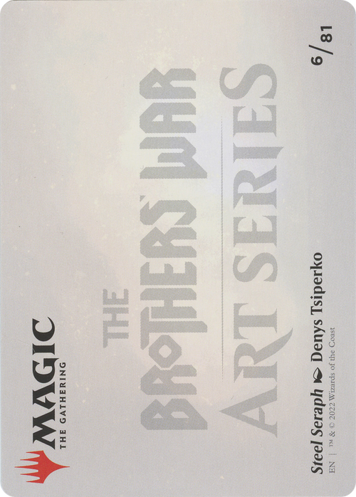 Steel Seraph // Steel Seraph (ABRO-006) - The Brothers' War Art Series (Borderless)