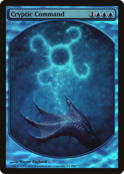 Cryptic Command (MPRP-001) - Magic Player Rewards 2009 Foil