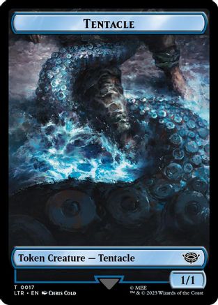 Tentacle // Food (0023) Double-Sided Token (Surge Foil) (LTR-17 // 23) - The Lord of the Rings: Tales of Middle-earth Foil