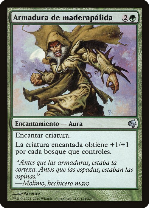 Blanchwood Armor (Spanish) - "Armadura de maderapalida" (PS11-124) - Salvat 2011