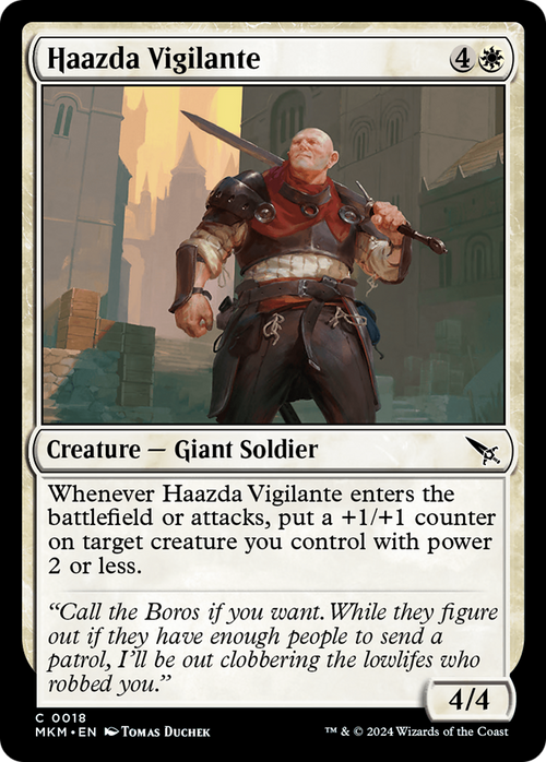 Haazda Vigilante (MKM-018) - Murders at Karlov Manor Foil