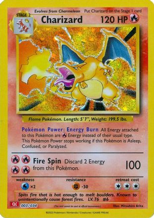 Charizard 003  - Holofoil Trading Card Game Classic - Classic Collection
