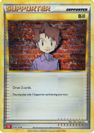 Bill (CLC) 018  - Holofoil Trading Card Game Classic - Classic Collection