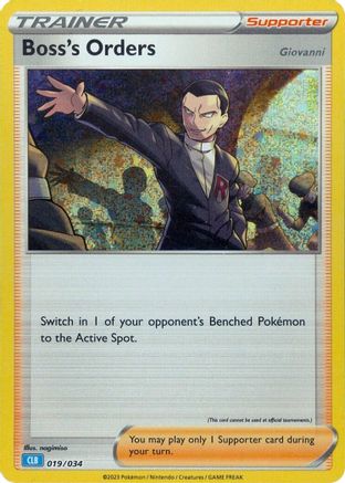 Boss's Orders (CLB) 019  - Holofoil Trading Card Game Classic - Classic Collection