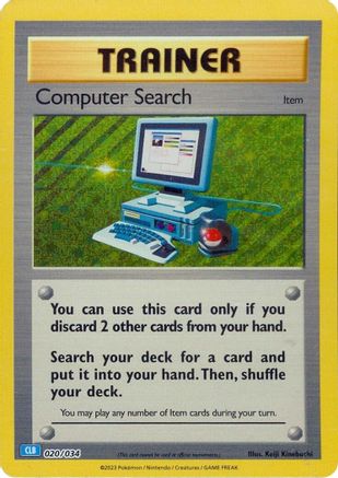 Computer Search (CLB) 020  - Holofoil Trading Card Game Classic - Classic Collection