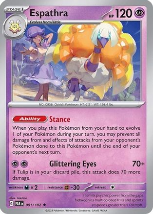 Espathra (Non-Holo) 081/182  Deck Exclusives - Rare
