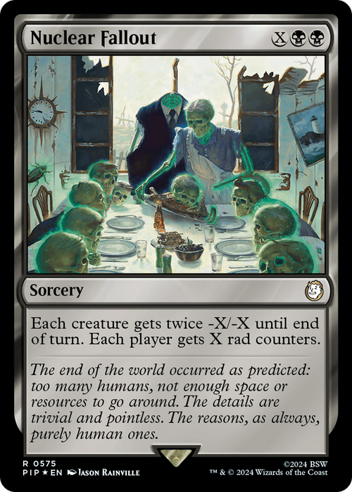 Nuclear Fallout (Surge Foil) (PIP-575) - Fallout Foil