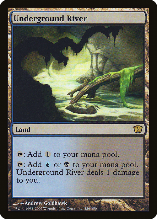 Underground River (9ED-326) - 9th Edition Foil