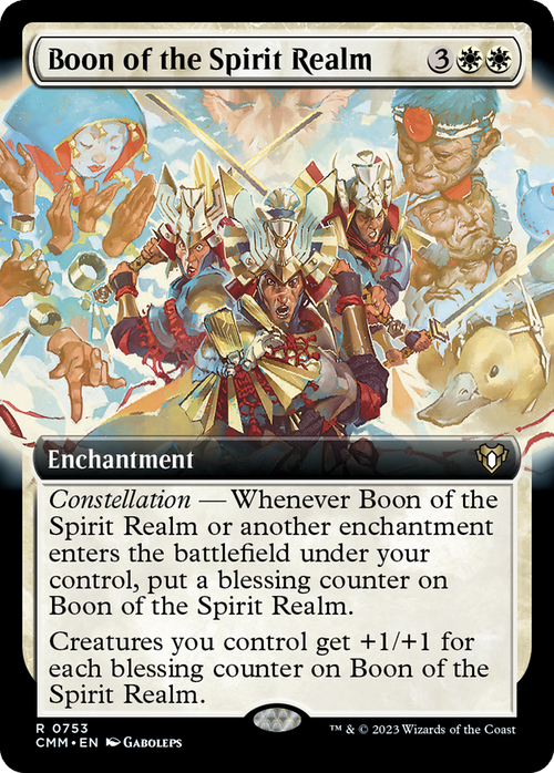 Boon of the Spirit Realm (Extended Art) (CMM-753) - Commander Masters: (Extended Art) Foil