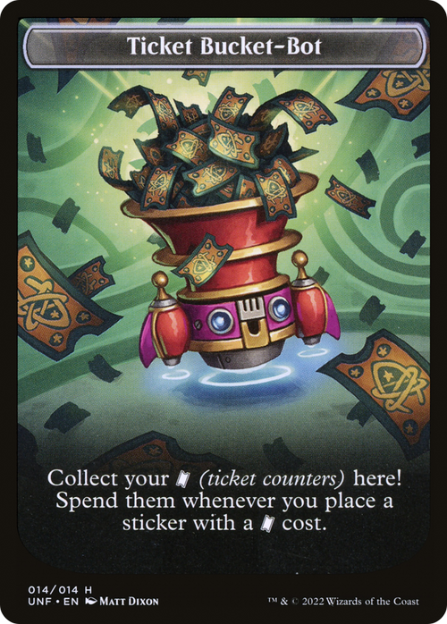 Ticket Bucket-Bot Token (UNF-014) - Unfinity Tokens
