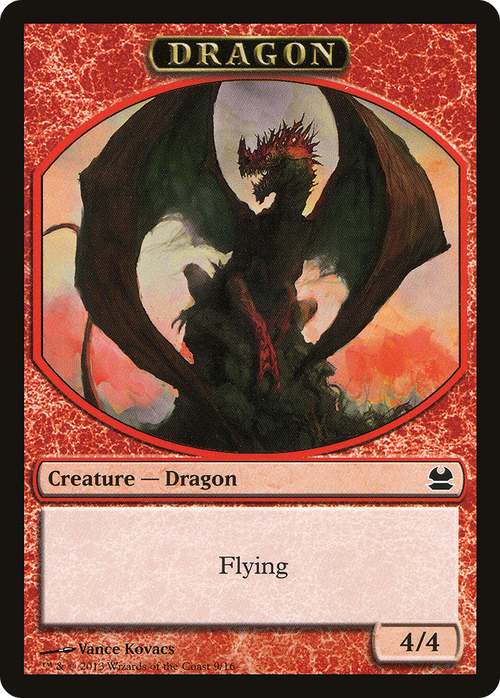 Dragon Token (MMA-009) - Modern Masters Tokens
