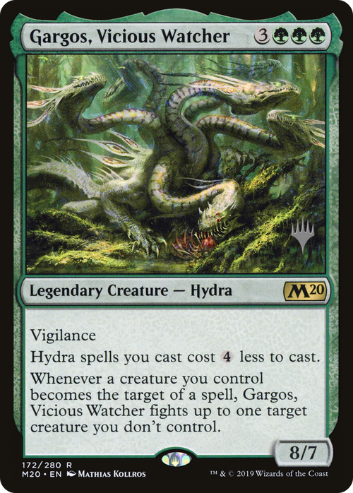 Gargos, Vicious Watcher (PPM20-172P) - Core Set 2020 Promos Foil