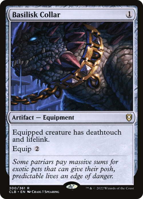 Basilisk Collar (CLB-300) - Commander Legends: Battle for Baldur's Gate Foil