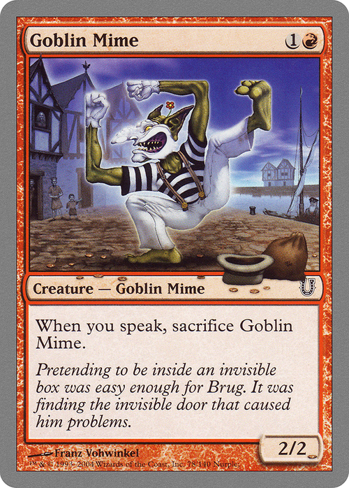 Goblin Mime (UNH-078) - Unhinged