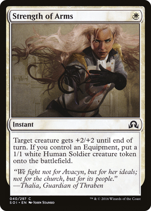 Strength of Arms (SOI-040) - Shadows over Innistrad Foil
