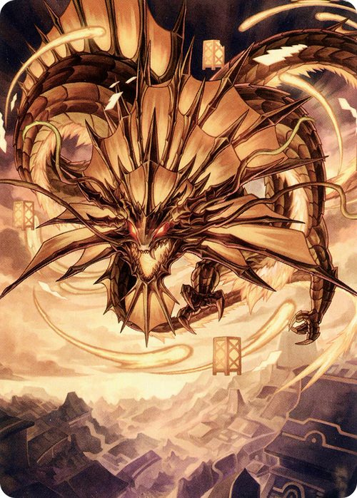 Ao, the Dawn Sky // Ao, the Dawn Sky (ANEO-046) - Neon Dynasty Art Series (Borderless) Foil