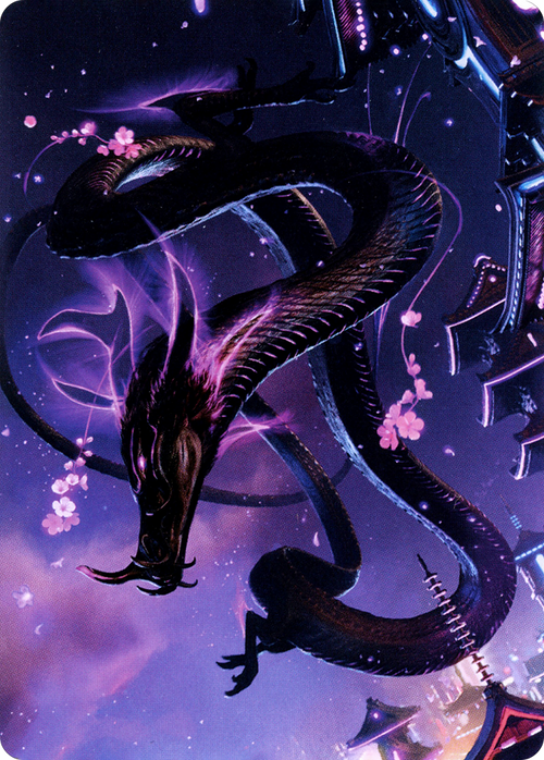 Junji, the Midnight Sky // Junji, the Midnight Sky (ANEO-038) - Neon Dynasty Art Series (Borderless) Foil