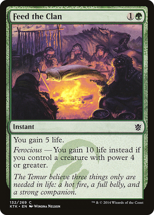 Feed the Clan (KTK-132) - Khans of Tarkir