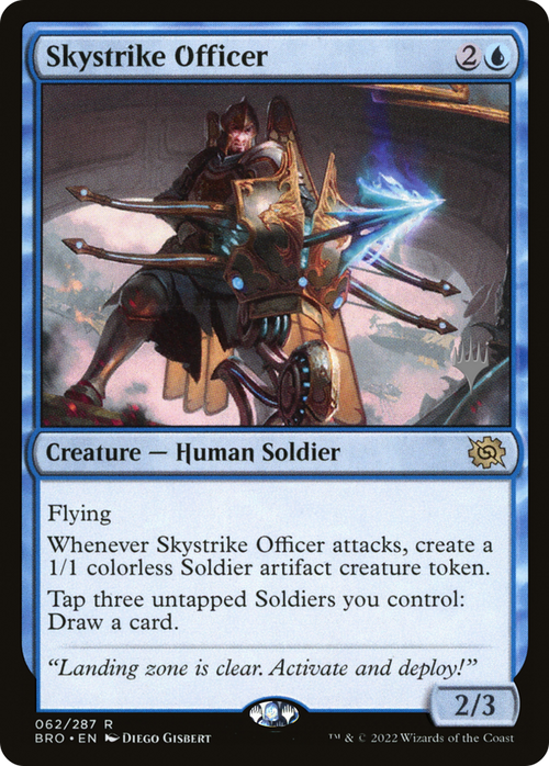 Skystrike Officer (PPBRO-062) - The Brothers' War Promos Foil