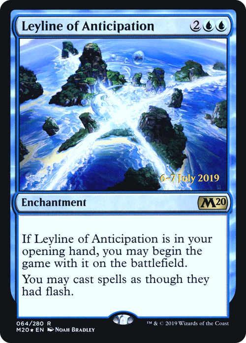 Leyline of Anticipation (PRE-64S) - Core Set 2020 Promos Foil