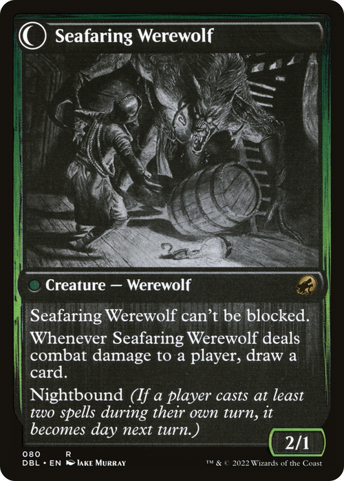 Suspicious Stowaway (DBL-080) - Innistrad: Double Feature: (Double Faced Transform) Foil