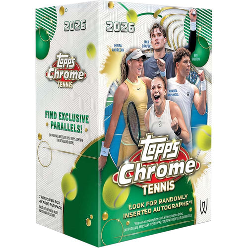 2026 Topps Chrome Tennis Value Box