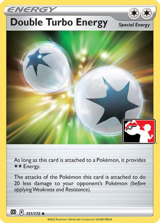 Double Turbo Energy (Cosmos Holo)/172  - Holofoil Prize Pack Series Cards - Uncommon