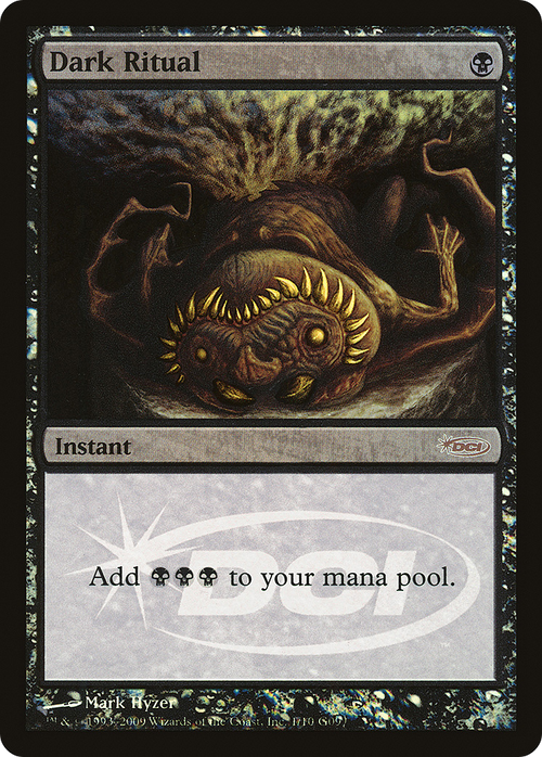 Dark Ritual (JDG-001) - Judge Gift Cards 2009 Foil