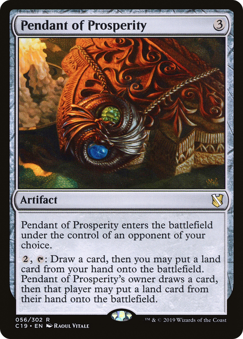 Pendant of Prosperity (C19-056) - Commander 2019
