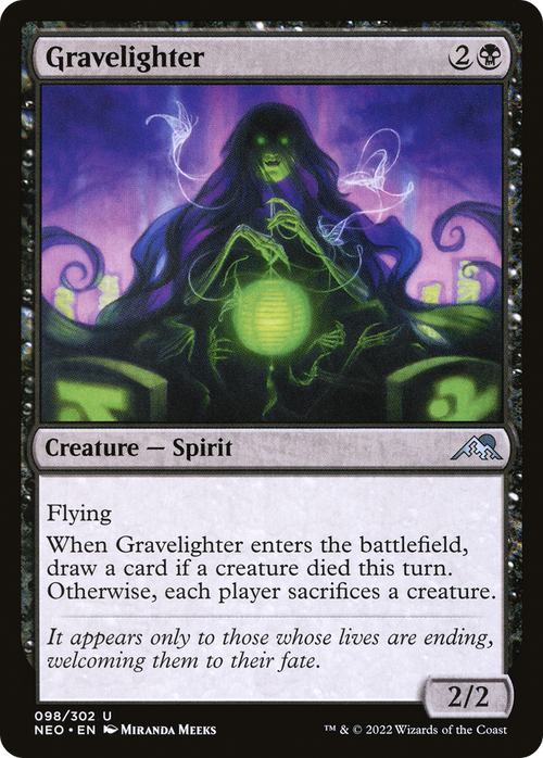 Gravelighter (NEO-098) - Kamigawa: Neon Dynasty Foil