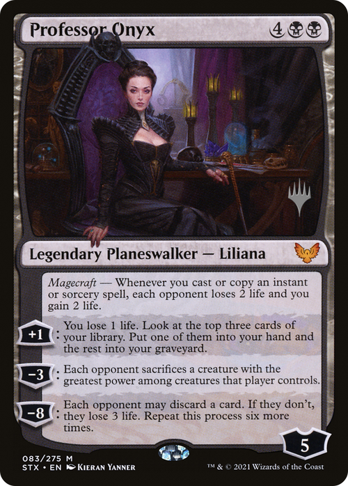 Professor Onyx (PPSTX-83P) - Strixhaven: School of Mages Promos Foil