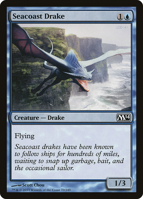 Seacoast Drake (M14-070) - Magic 2014