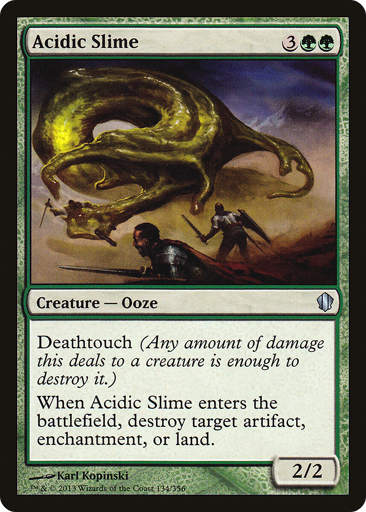 Acidic Slime (C13-134) - Commander 2013