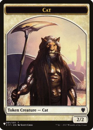 Cat (001) // Citizen Double-Sided Token (LIST-1 // 12) - The List Reprints