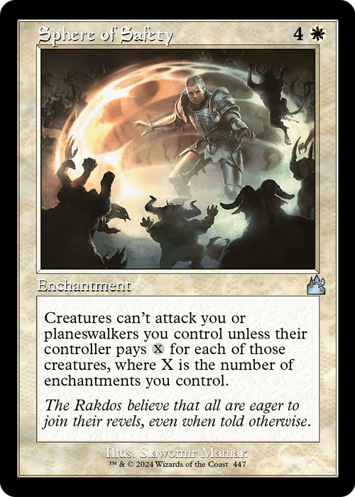 Sphere of Safety (Retro Frame) (RVR-447) - Ravnica Remastered Foil