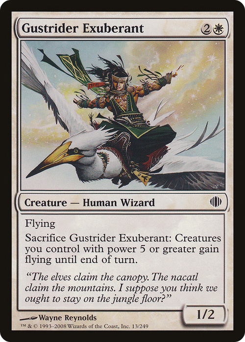 Gustrider Exuberant (ALA-013) - Shards of Alara Foil