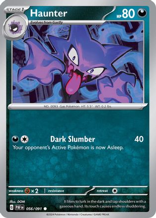 Haunter 056  SV Paldean Fates - Common