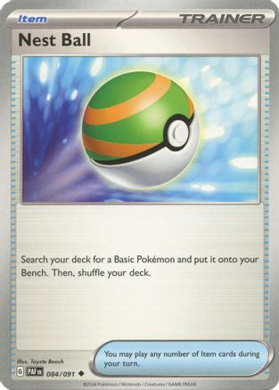 Nest Ball 084  - Reverse Holofoil SV Paldean Fates - Uncommon