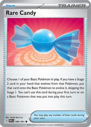 Rare Candy 089  SV Paldean Fates - Common